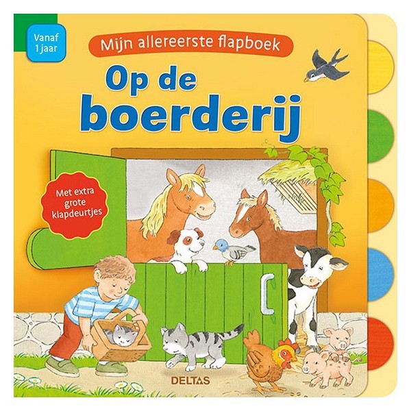 Deltas Mijn allereerste flapboek - Op de boerderij