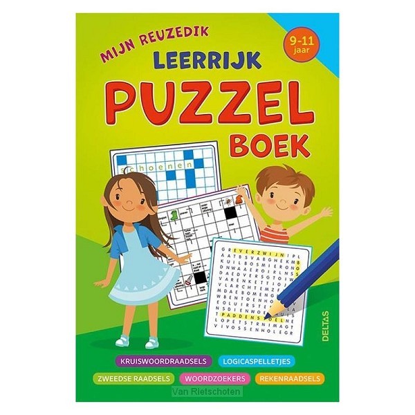 Deltas Mijn reuzedik leerrijk puzzelboek (9-11j.)