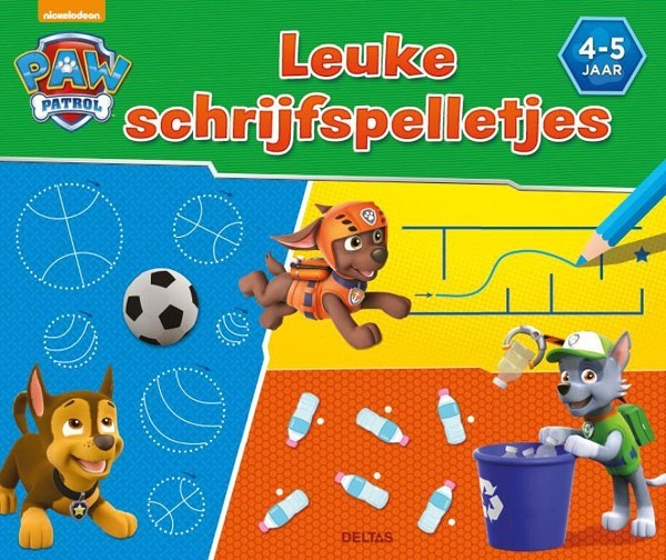 Deltas Paw Patrol leuke schrijfspelletjes (4-5jr)