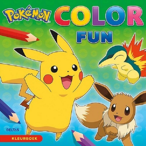 Deltas Pokémon Color Fun kleurboek