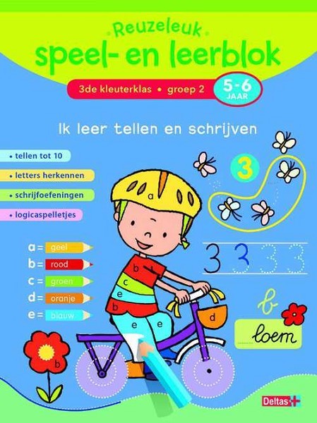 Deltas Reuzeleuk speel- en leerblok-Ik leer tellen en schrijven(5-6jr)