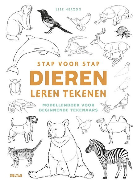 Deltas Stap voor stap dieren leren tekenen