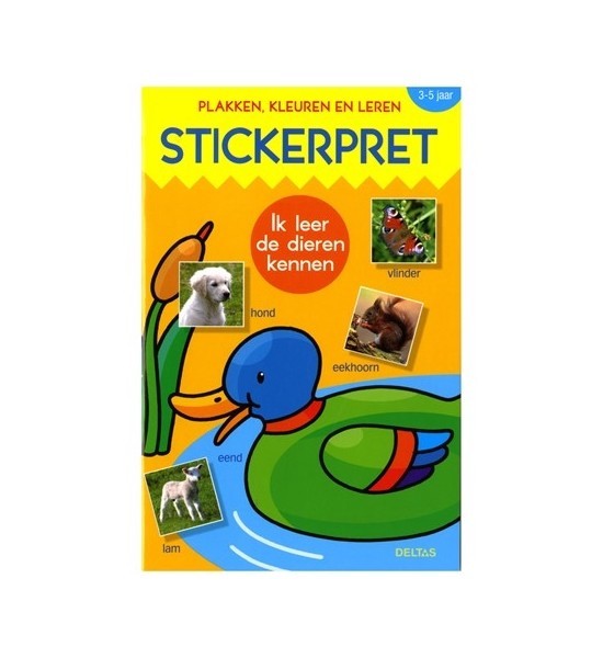 Deltas stickerpret ik leer de dieren kennen