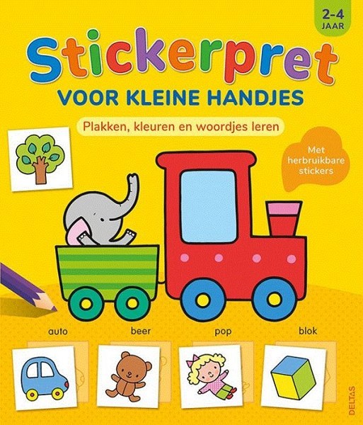 Deltas Stickerpret voor kleine handjes (2-4jr)