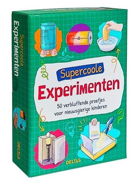 Deltas Supercoole experimenten - doos met kaarten