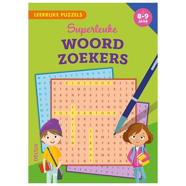 Deltas Superleuke woordzoekers (8-9 jaar)