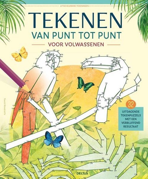 Deltas Tekenen van punt tot punt voor volwassenen