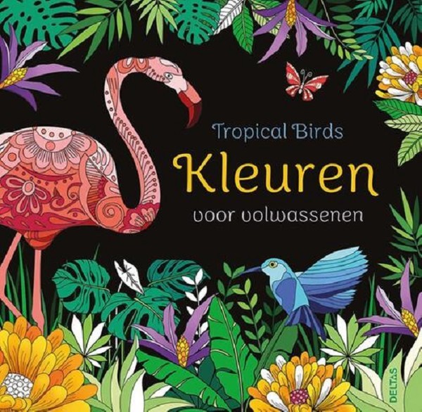 Deltas Tropical Birds - Kleuren voor volwassenen