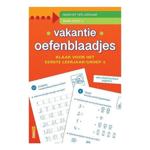 Deltas Vakantie oefenblaadjes - Klaar voor het eerste leerjaar (groep 3)