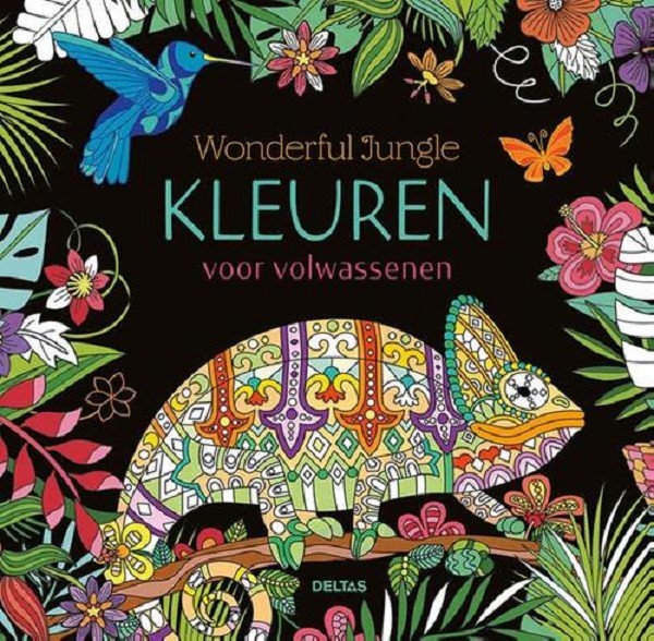 Deltas Wonderful Jungle - Kleuren voor volwassenen