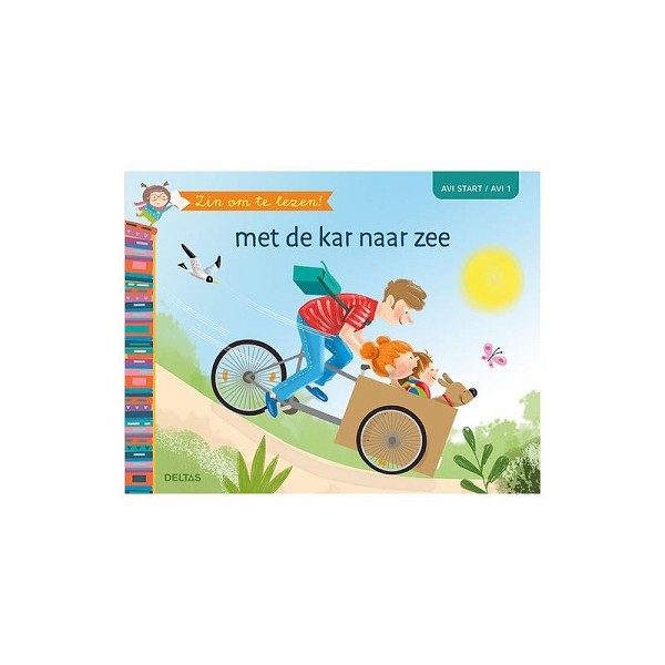 Deltas Zin om te lezen! Met de kar naar zee (AVI START / AVI 1)