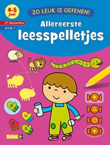 Deltas Zo leuk is oefenen! Allereerste leesspelletjes (4-5jr)