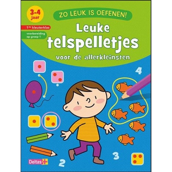 Deltas Zo leuk is oefenen! Leuke telspelletjes (3-4 j.)