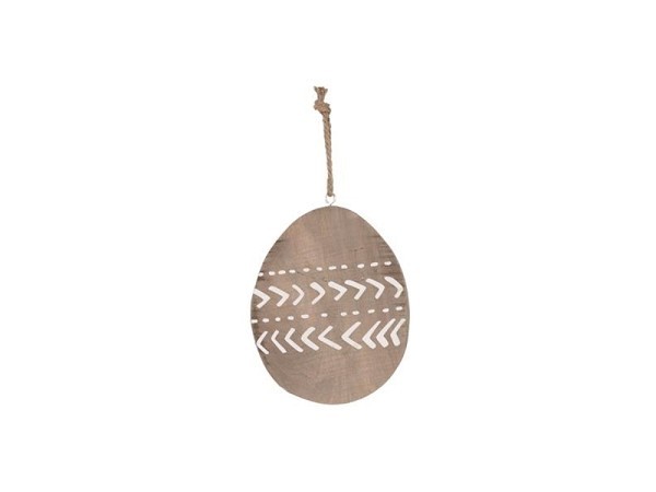 Dijk Natural Collections Hanger ei oud hout 19x15x1,5cm