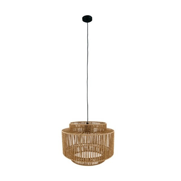 Dijk Natural Collections Hanglamp paper rope 38x38x28cm naturel