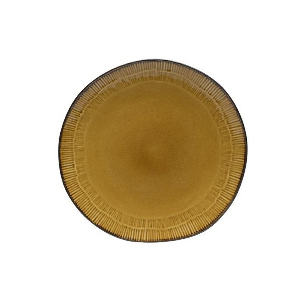 Dinerbord Evia Ø27cm amber doos a 6st