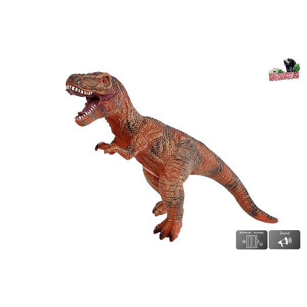 DinoWorld T-rex dinosaurus met geluid 41cm