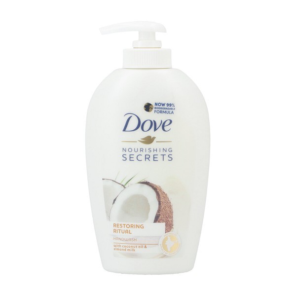 Dove Coconut&Almond Handzeep pompje 250ml