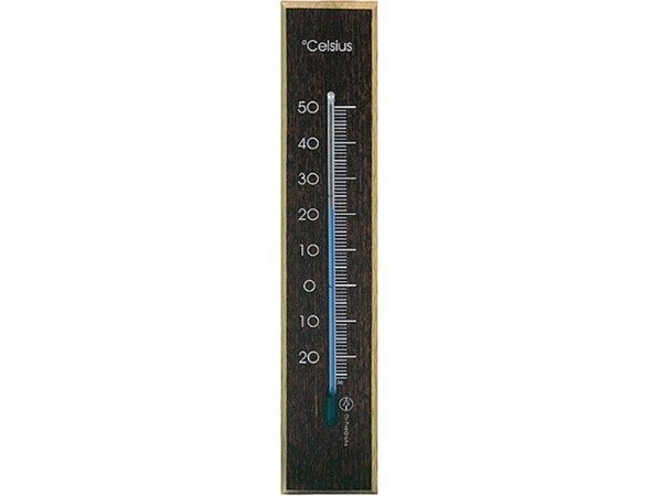 Dr.Friedrichs kamerthermometer 17cm donker-beuken