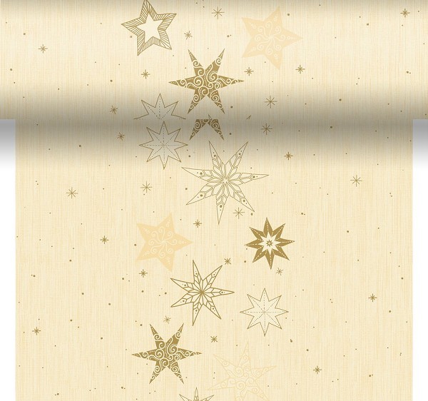 Duni 3-in-1 Star Stories Cream 40x480cm