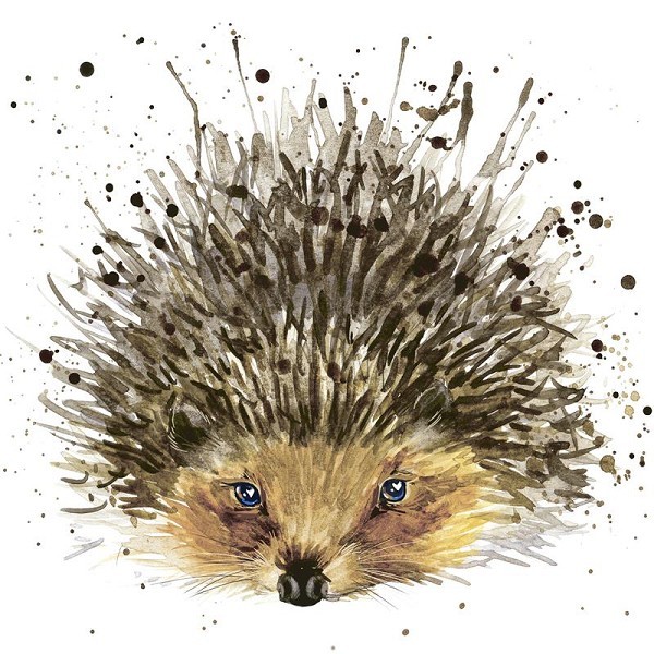 Duni Servetten Cute Hedgehog 33x33cm