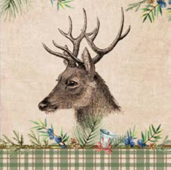 Duni Servetten Deer 33x33cm