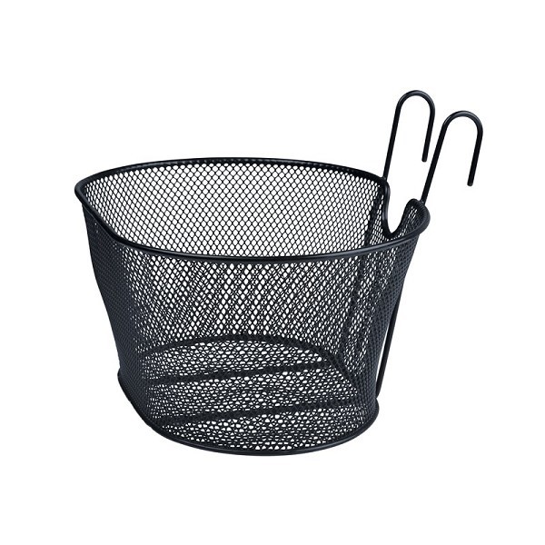 Dunlop Fietsmand draadstaal 19x38x28cm zwart