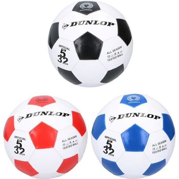 Dunlop voetbal 8panel size 5 600gr.