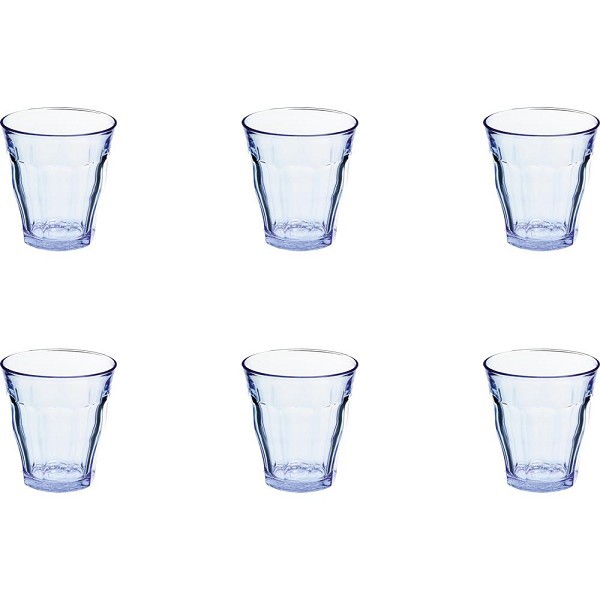 Duralex Tumbler Picardie hardglas marine blauw 220ml doos a 6 stuks