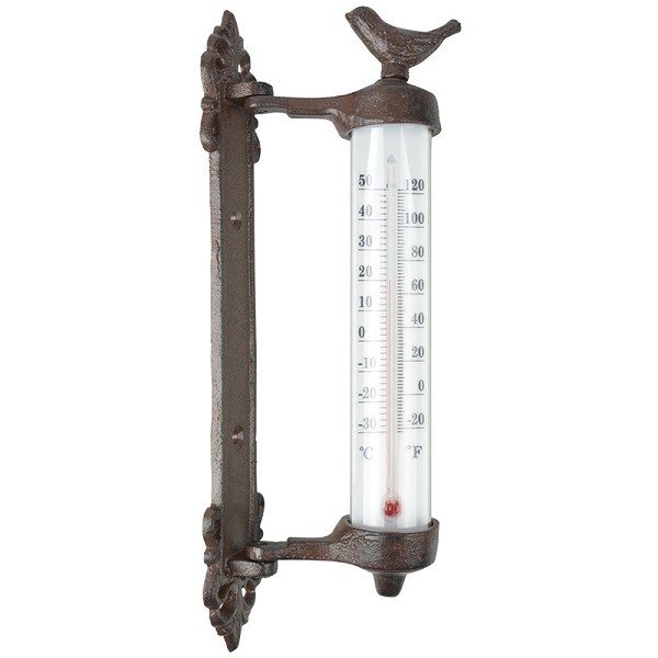 Esschert Design Wandthermometer vogel in giftbox