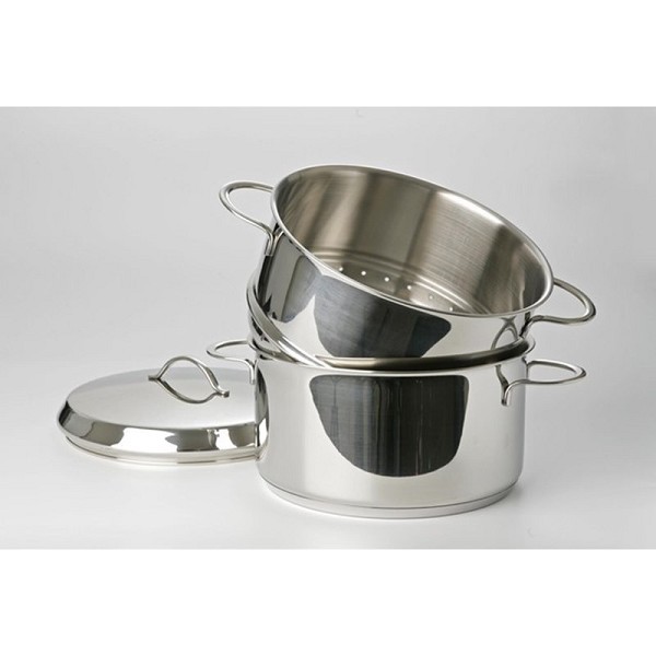 Eurocuisine stomerset 16cm RVS met stalen grepen 1.8liter