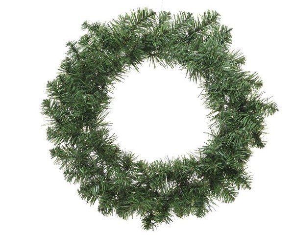 Everlands Imperial Pine krans diameter 50cm voor binnen en buiten gebruik,  92 tips PVC