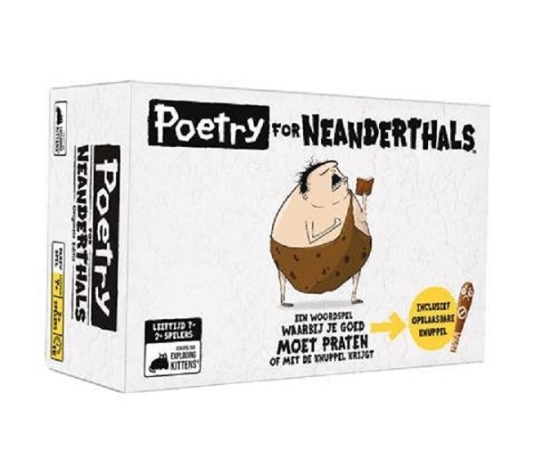 Exploding Kittens Poetry for Neanderthals woordspel NL