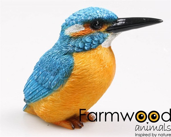 Farmwood Animals Tuinbeeld  ijsvogel 12.5x6x10cm