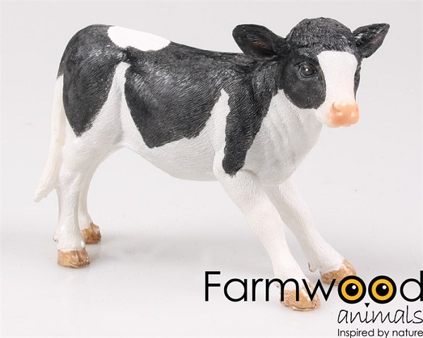 Farmwood Animals Tuinbeeld Koe staand M van polystone 17x6x12 cm