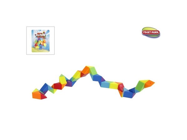 Fidget regenboog magic snake 48 connecties