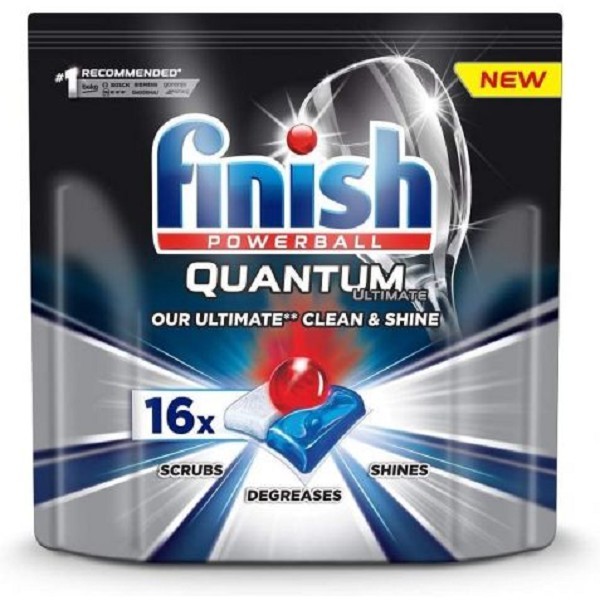 Finish Quantum Ultimate vaatwastabletten 16 tabs doos a 7 pak