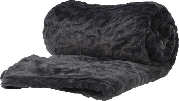 Fleece deken 125x150cm antraciet