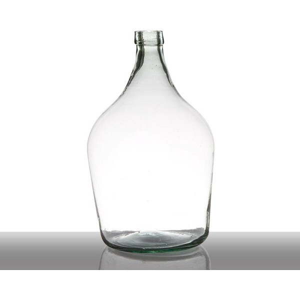 Flesvaas gerecycled glas 10L Ø25xH39cm