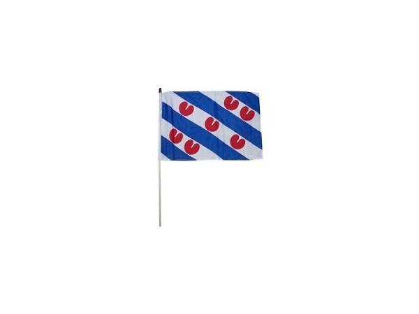 Friese vlag Zwaaivlaggetje Friesland 30x45cm  per 12stuks