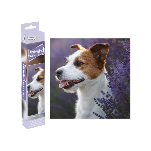 Grafix Diamond painting - Hond 30x30cm