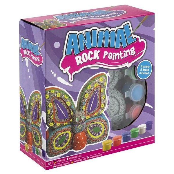 Grafix Rock Painting vlinder 12cm