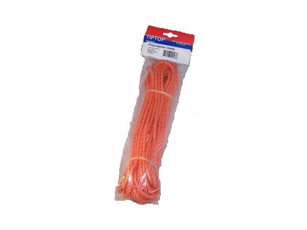 Gripolene touw oranje 10 mm streng 10mtr