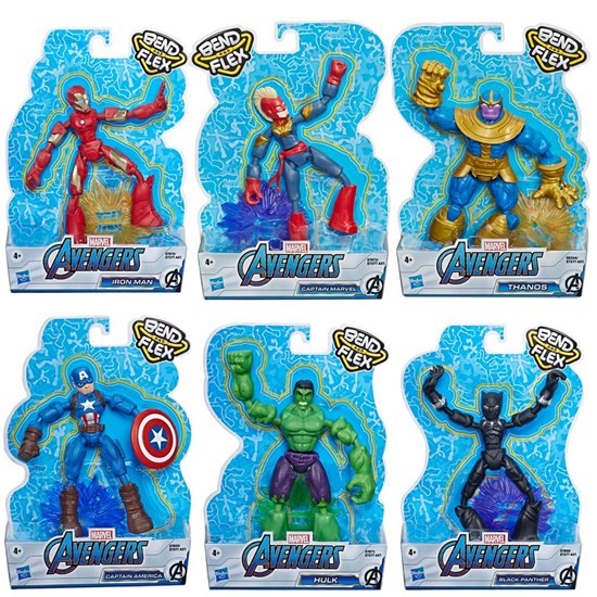 Hasbro Marvel Avengers Bend N Flex 15cm Figuur