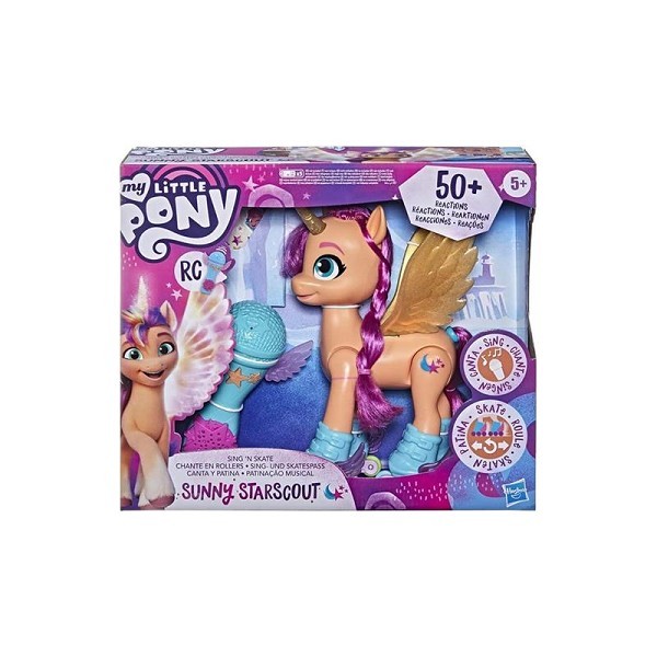 Hasbro My Little Pony zingende en schaatsende Sunny