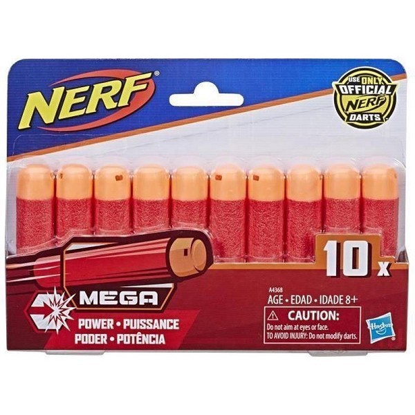 Hasbro Nerf Mega Darts (10 st) Leeftijd vanaf 8 jaar