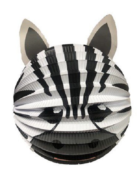 Haza Bollampion zebra Ø20cm papier