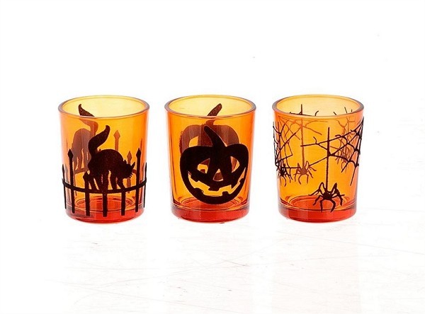 HBX natural living Theelichthouder Halloween Ø5,6xh6,7cm