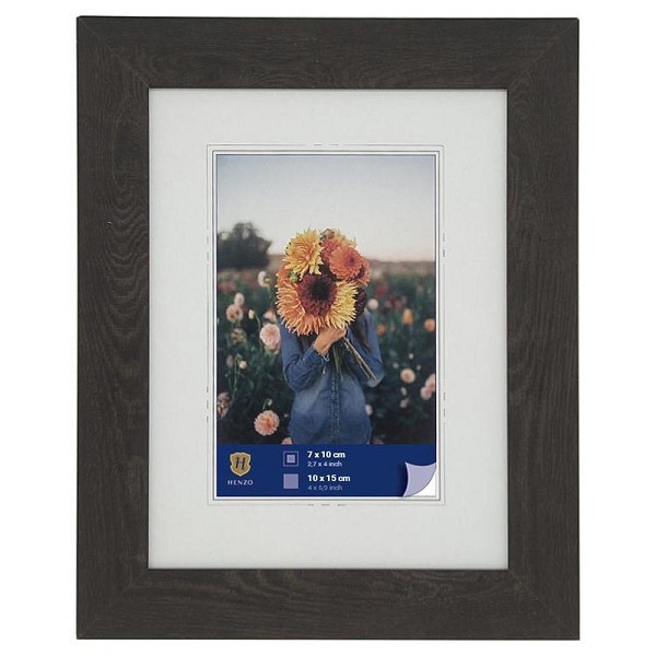 Henzo Fotolijst Dahlia 10x15cm donker bruin