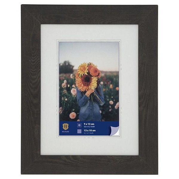 Henzo Fotolijst Dahlia 13x18cm donker bruin